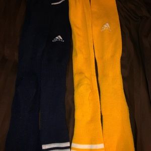Adidas knee socks -soccer or athletic- size L